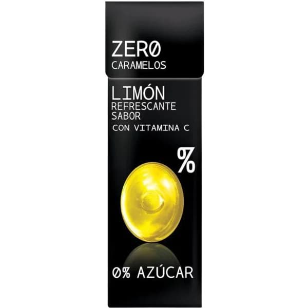 Caramelos de limón sin azúcar ZERO, caja 32 g - 1 ud - Imagen del producto en Findit