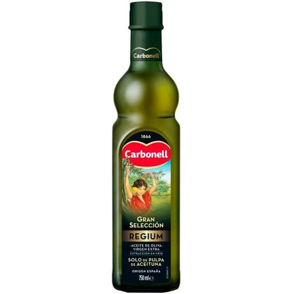Aceite de oliva virgen Regium CARBONELL, botella 75 cl - 0.75 l - Imagen del producto en Findit