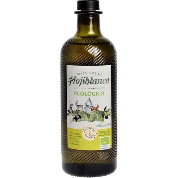 Aceite de oliva virgen extra eco HOJIBLANCA, botella 50 cl - 0.5 l - Imagen del producto en Findit
