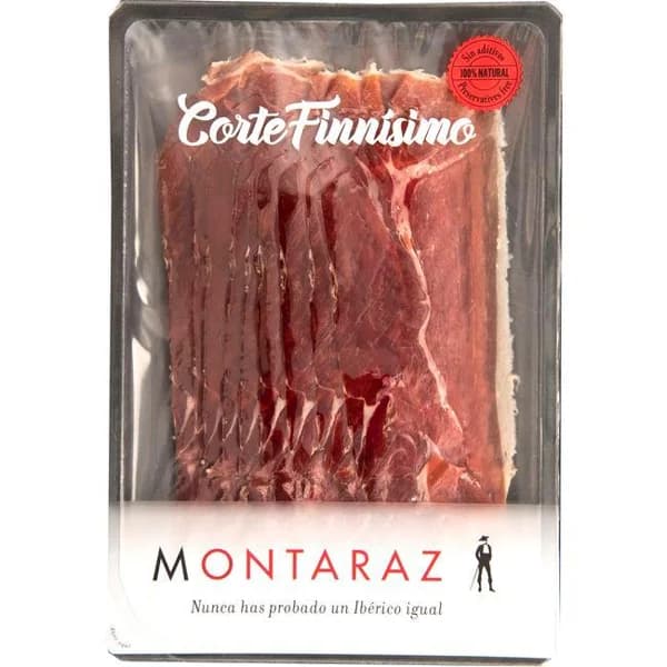 Jamón cebo campo ibérico 50% r. ibérica finísimas MONTARAZ, 80 g - 0.08 kg - Imagen del producto en Findit