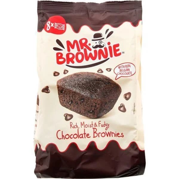 Brownies con chocolate MR. BROWNIE, bolsa 200 g - 0.2 kg - Imagen del producto en Findit