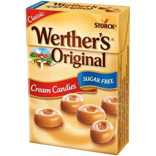 Caramelo sin azúcar Lc WERTHERS, caja 42 g - 1 ud - Imagen del producto en Findit