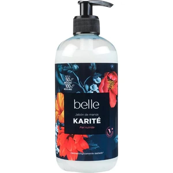 Jabón de manos karité BELLE, dosificador 500 ml - 0.5 l - Imagen del producto en Findit