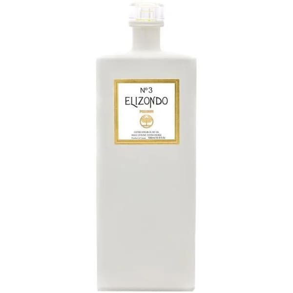 Aceite oliva virgen extra Nº 3 ELIZONDO, botella 50 cl - 0.5 l - Imagen del producto en Findit