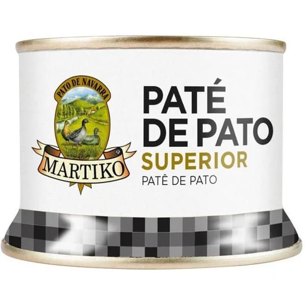 Paté de hígado de pato 75% MARTIKO, lata 130 g - 1 ud - Imagen del producto en Findit
