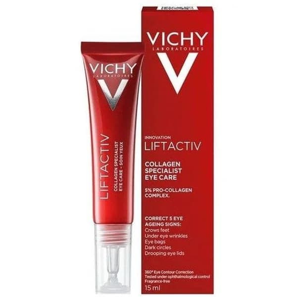Contorno de ojos VICHY LIFTACTIV COLLAGEN , tubo 15 ml - 0.02 l - Imagen del producto en Findit