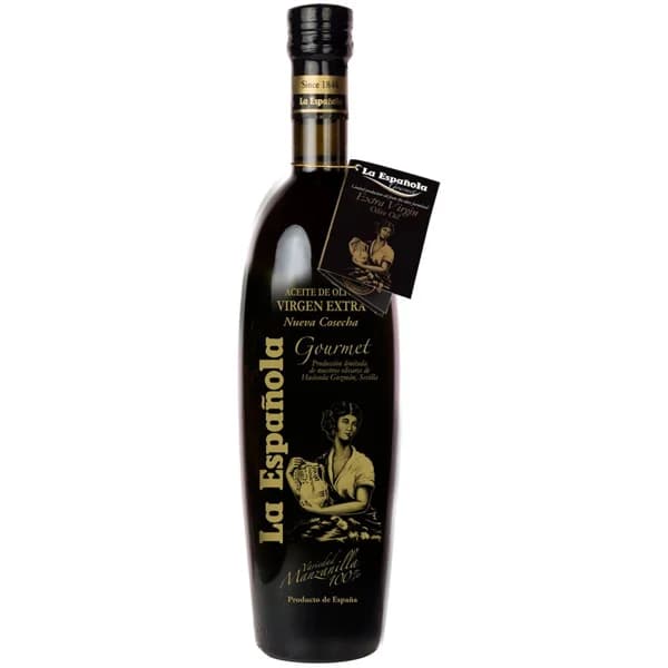Aceite de oliva virgen extra LA ESPAÑOLA GOURMET, botella 50 cl - 0.5 l - Imagen del producto en Findit