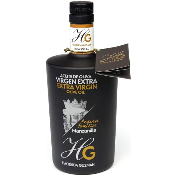 Aceite oliva virgen extra H. GUZMAN R. Familia, botella 50 cl - 0.5 l - Imagen del producto en Findit