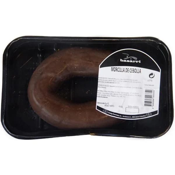 Morcilla de cebolla BASARRI, bandeja aprox. 400 g - 0.4 kg - Imagen del producto en Findit