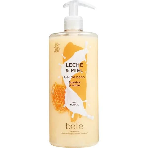 Gel de baño leche&miel BELLE, dosificador 750 ml - 0.75 l - Imagen del producto en Findit