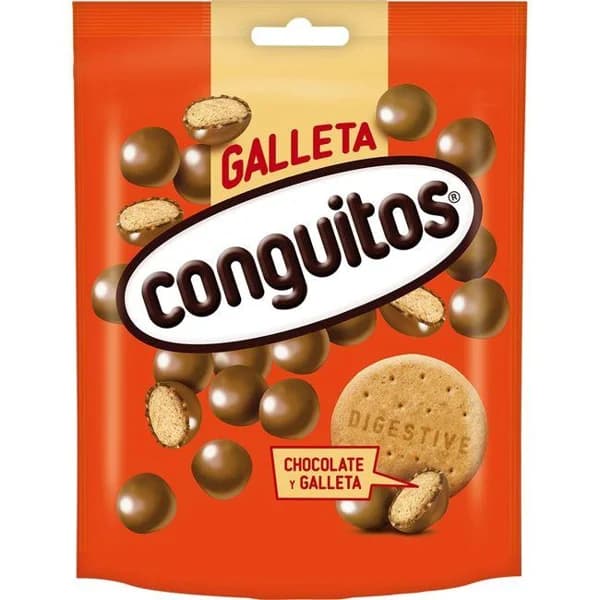 Galleta recubierta de chocotale con leche CONGUITOS, bolsa 120 g - 0.12 kg - Imagen del producto en Findit