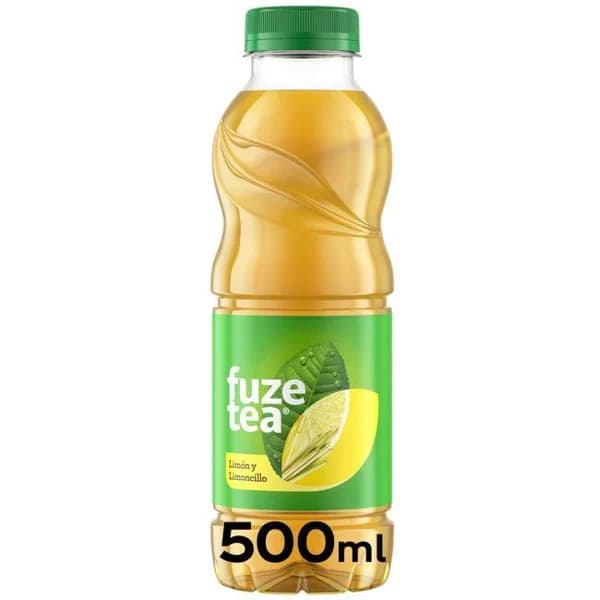 Refresco de té al limón y lemongrass FUZE TEA, botella 50 cl - 1 ud - Imagen del producto en Findit