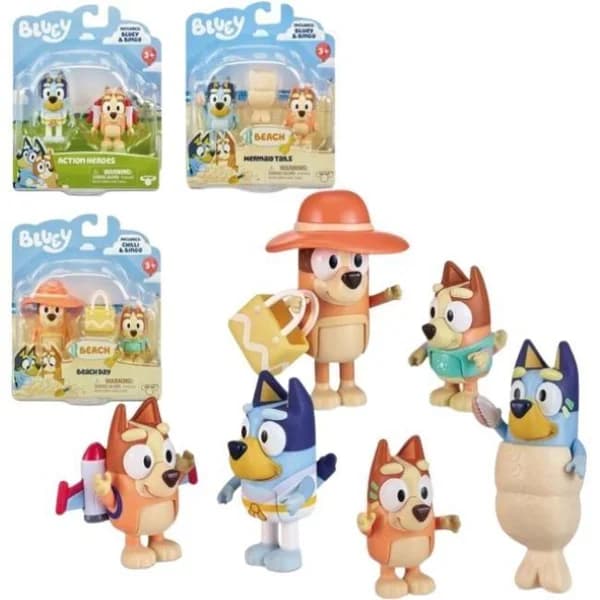 Pack 2 figuras Bluey serie 3, edad rec:+3 años, surtido ¿Cuál te llegará? BLUEY - 1 ud - Imagen del producto en Findit