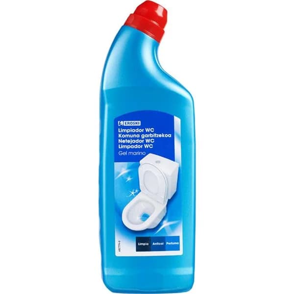 Gel wc marino EROSKI, botella 1 litro - 1 l - Imagen del producto en Findit