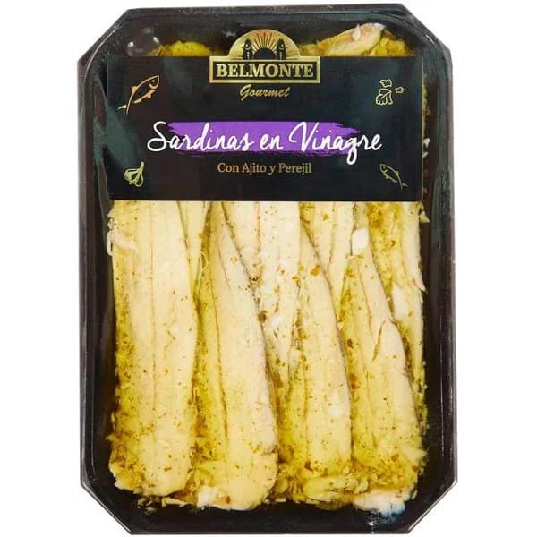 Sardina marinada BELMONTE, tarrina 150 g - 0.15 kg - Imagen del producto en Findit