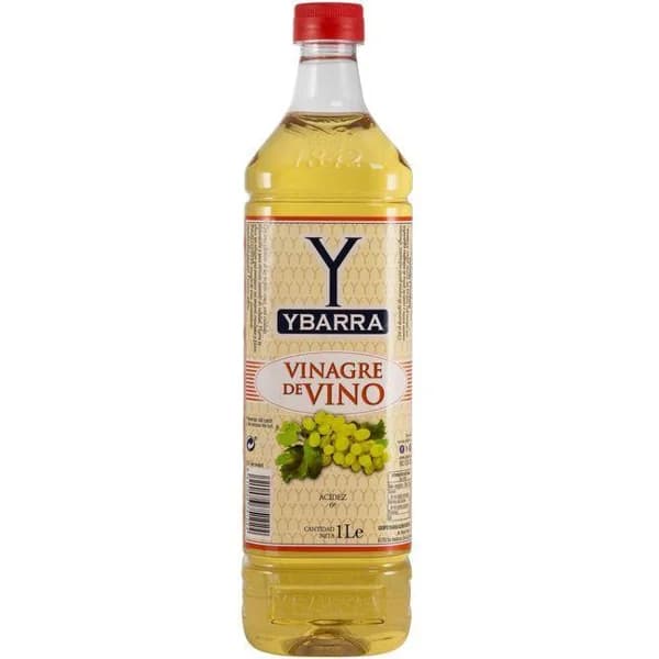 Vinagre de vino blanco YBARRA, botella 1 litro - 1 l - Imagen del producto en Findit