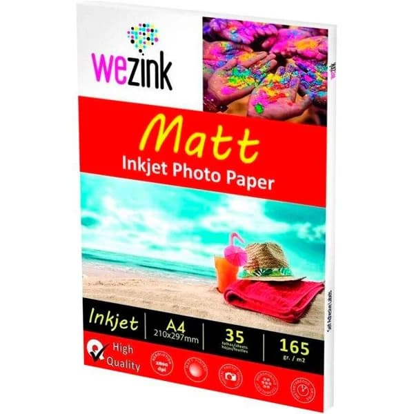 Papel foto mate, A4, Matt WPII WEZINK, 35 hojas - 35 ud - Imagen del producto en Findit