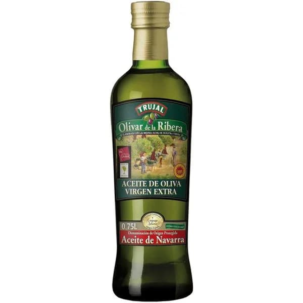 Aceite oliva v. extra D.O. Navarra O DE LA RIBERA, botella 75 cl - 0.75 l - Imagen del producto en Findit