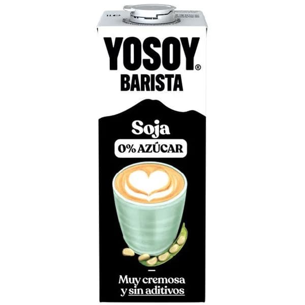 Bebida vegetal de soja barista YOSOY, brik 1 litro - 1 l - Imagen del producto en Findit