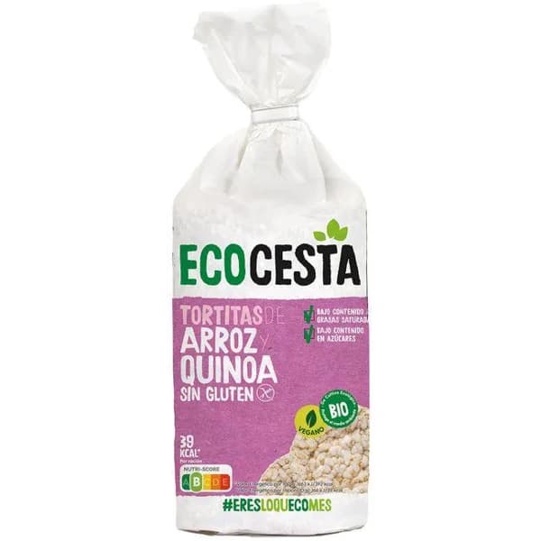 Tortitas de arroz y quinoa bio BIOGRAN, paquete 120 g - 0.12 kg - Imagen del producto en Findit