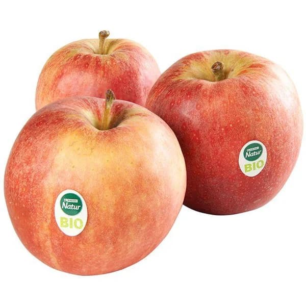 Manzana roja ecológica EROSKI NATUR BIO, al peso, compra mínima 1 kg - 1 kg - Imagen del producto en Findit