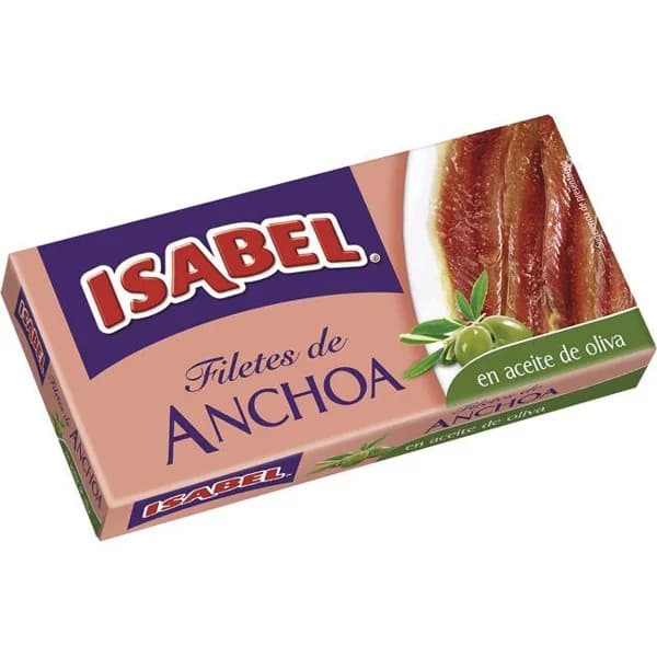 Anchoa en aceite de oliva ISABEL, lata 30 g - 0.03 kg - Imagen del producto en Findit