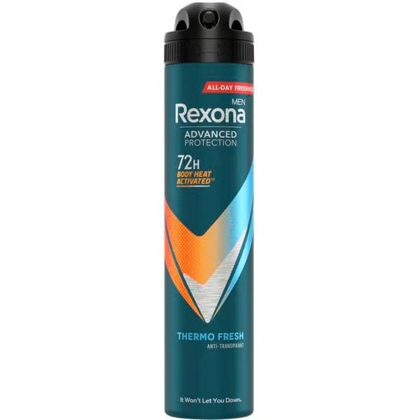 Desodorante thermo fresh advance REXONA, spray 200 ml - 1 ud - Imagen del producto en Findit