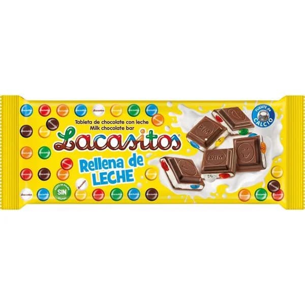 Chocolate relleno de crema de leche LACASITOS, tableta 100 g - 0.1 kg - Imagen del producto en Findit