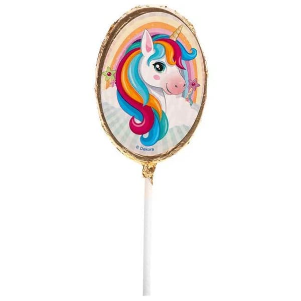 Piruletas de chocolate unicornio DEKORA, 1 ud, 30 g - 0.03 kg - Imagen del producto en Findit