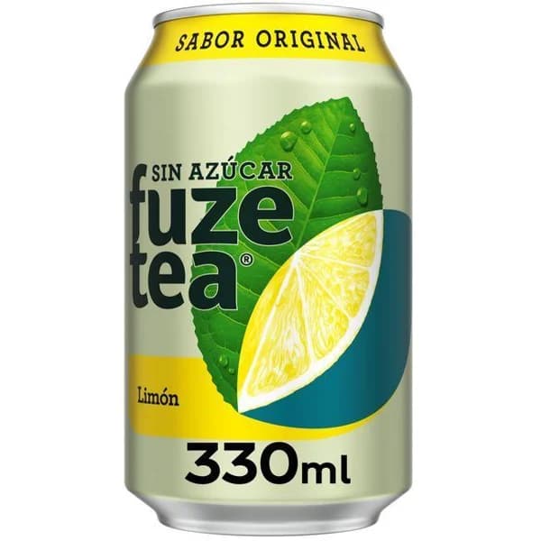 Refresco de té al limón sin azúcar FUZE TEA, lata 33 cl - 0.33 l - Imagen del producto en Findit