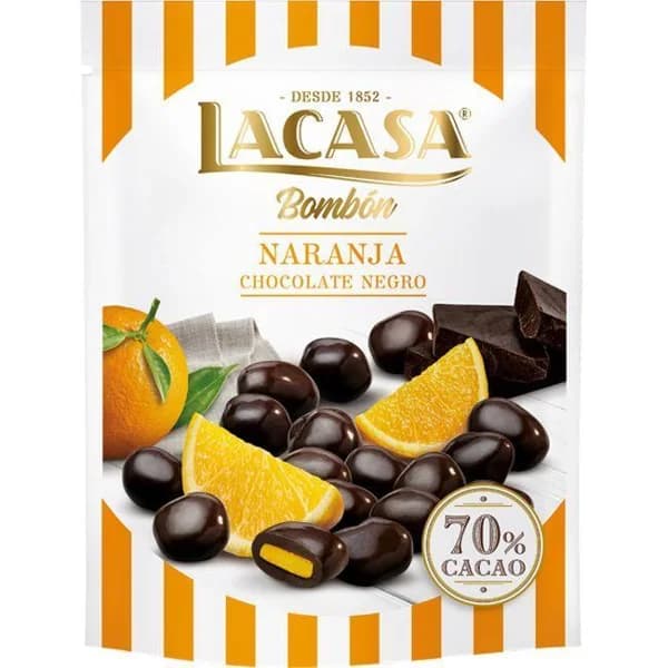 Divinos bombón de naranja LACASA, bolsa 125 g - 0.12 kg - Imagen del producto en Findit
