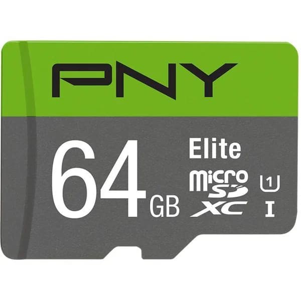 Tarjeta microSD de 64GB, Elite PNY - 1 ud - Imagen del producto en Findit