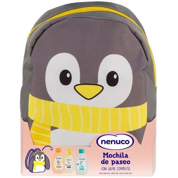Mochila bebé pingüino NENUCO, 1 ud - 1 ud - Imagen del producto en Findit