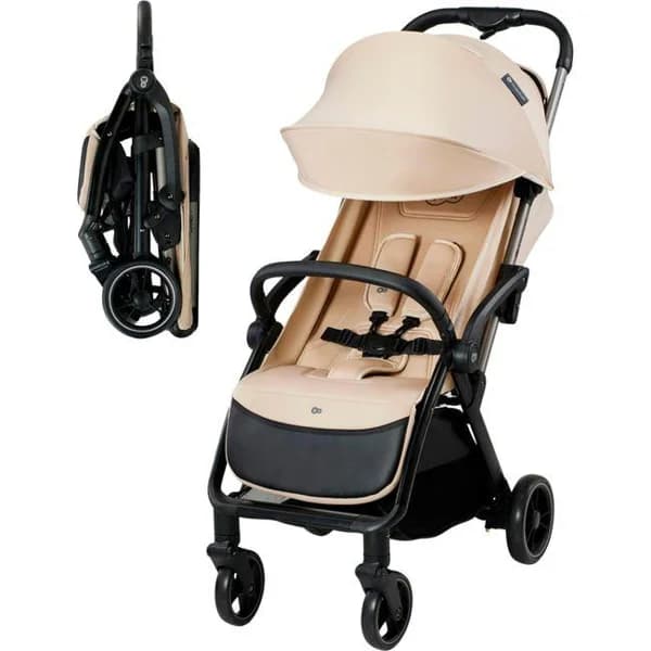 Silla de paseo Alpino compacta beige, pegado automático, hasta 22 kg KINDERKRAT Silla de paseo con carga máxima de 24 kg (peso máximo del niño: 22 kg, capacidad de carga de la cesta: 2 kg)
Ligera: tan solo 7,5 kg
Manejable, ideal para las vacaciones y la ciudad
Ruedas grandes e impinchables
Las ruedas delanteras rotan 360° y se pueden bloquear para rodar en línea recta.
Regulación del respaldo de 4 niveles
Reposapiés ajustable (2 posiciones)
Capota grande con panel de ventilación y ventanilla para tener el niño a la vista
Arnés de 5 puntos regulable con protectores
Cesta espaciosa bajo el asiento
Tela: poliéster
Chasis: acero + aluminio
Ruedas: EVA + TPR - 1 ud - Imagen del producto en Findit