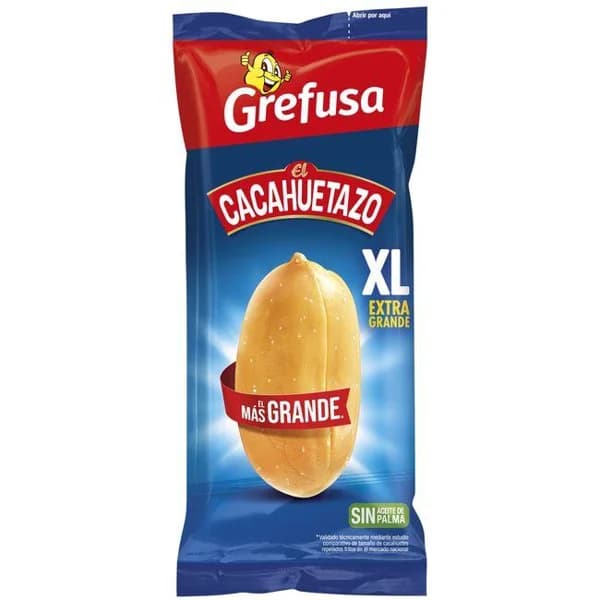 Cacahuetazo XL GREFUSA, bolsa 110 g - 1 ud - Imagen del producto en Findit