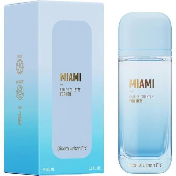 Colonia para mujer Miami DICORA URBAN FIT, vaporizador 150 ml - 1 ud - Imagen del producto en Findit
