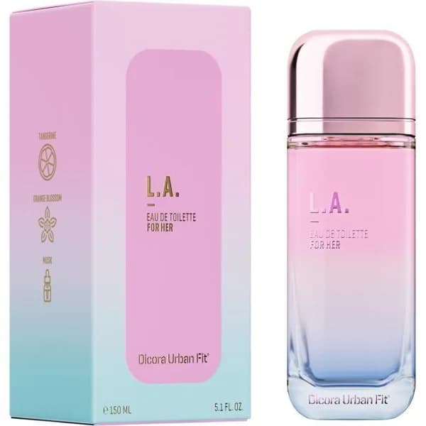 Colonia para mujer L. A. DICORA URBAN FIT, vaporizador 150 ml - 1 ud - Imagen del producto en Findit