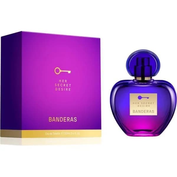 Colonia mujer Her Secret Desiré A. BANDERAS, vaporizador 50 ml - 1 ud - Imagen del producto en Findit