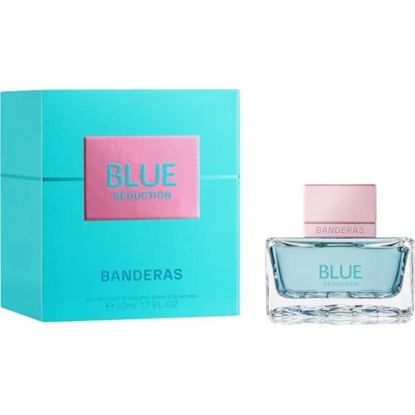 Colonia pra mujer Blue Seduction A. BANDERAS, vaporizador 50 ml - 1 ud - Imagen del producto en Findit