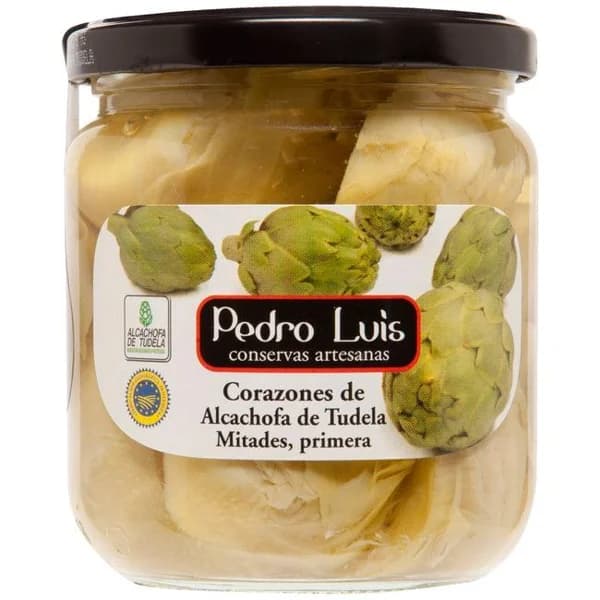 Alcachofas en mitades IGP Tudela PEDRO LUIS, frasco 210 g - 0.21 kg - Imagen del producto en Findit