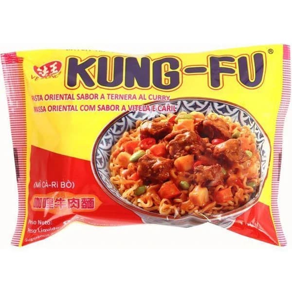 Pasta oriental ternera&curry KUNG-FU, paquete 85 g - 0.09 kg - Imagen del producto en Findit