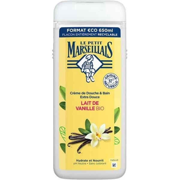 Gel de vanila LE PETIT MARSEILLAIS, bote 650 ml - 0.65 l - Imagen del producto en Findit