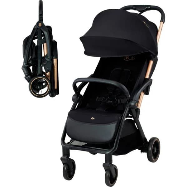 Silla de paseo Alpino compacta negra, pegado automático, hasta 22 kg KINDERKRAT Silla de paseo con carga máxima de 24 kg (peso máximo del niño: 22 kg, capacidad de carga de la cesta: 2 kg)
Ligera: tan solo 7,5 kg
Manejable, ideal para las vacaciones y la ciudad
Ruedas grandes e impinchables
Las ruedas delanteras rotan 360° y se pueden bloquear para rodar en línea recta.
Regulación del respaldo de 4 niveles
Reposapiés ajustable (2 posiciones)
Capota grande con panel de ventilación y ventanilla para tener el niño a la vista
Arnés de 5 puntos regulable con protectores
Cesta espaciosa bajo el asiento
Tela: poliéster
Chasis: acero + aluminio
Ruedas: EVA + TPR - 1 ud - Imagen del producto en Findit