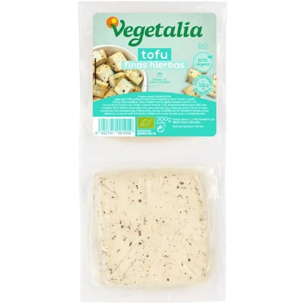 Tofu finas hierbas bio VEGETALIA, pack 2x150 g - 0.3 kg - Imagen del producto en Findit