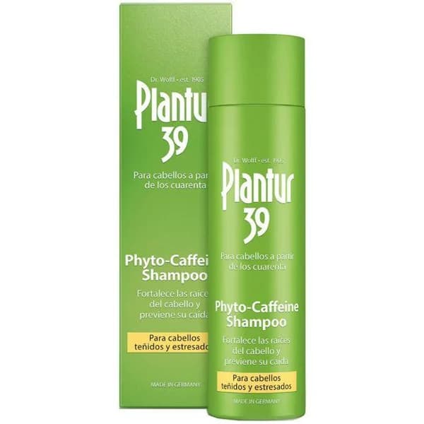 Champú cabellos teñidos y estresados PLANTUR 39, bote 250 ml - 0.25 l - Imagen del producto en Findit