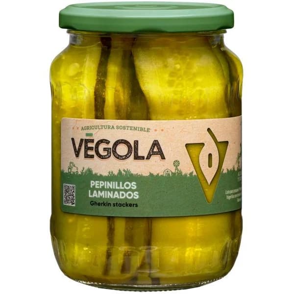 Pepino laminado VEGOLA, frasco 670 g - 1 ud - Imagen del producto en Findit