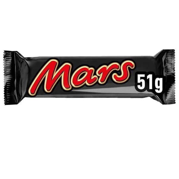 Barrita MARS, 1 ud, 51 g - 0.05 kg - Imagen del producto en Findit