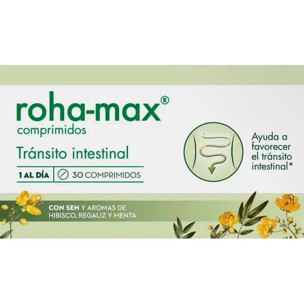 Comprimidos tránsito intestital ROHA MAX , caja 30 uds - 30 ud - Imagen del producto en Findit