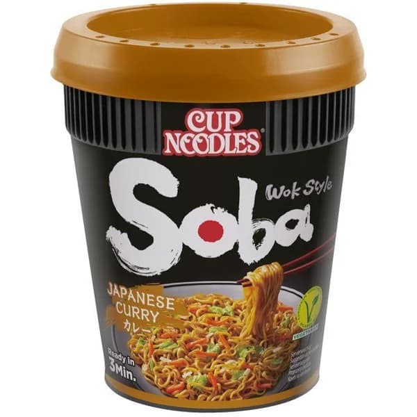 Fideos soba curry japonés NISSIN, cup 90 g - 1 ud - Imagen del producto en Findit