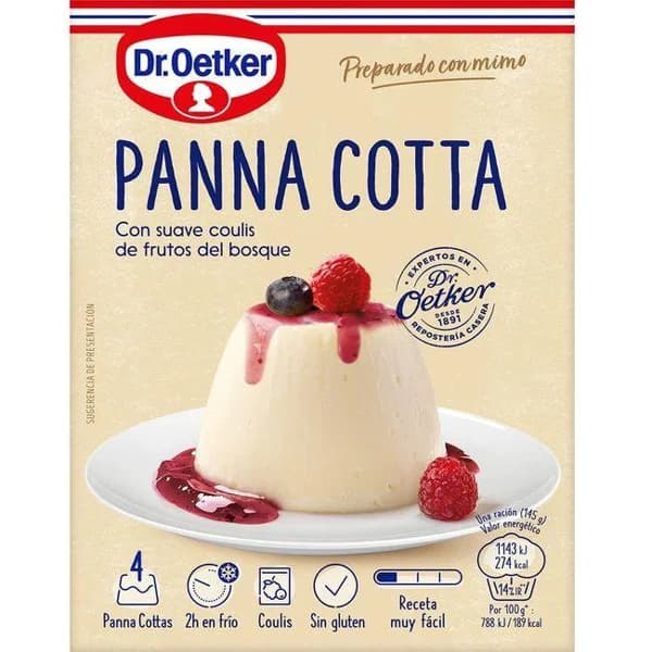 Panna cotta DR. OETKER, caja 109 g - 0.11 kg - Imagen del producto en Findit